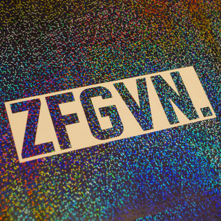 ZFGVN. Sticker statement - modern pink