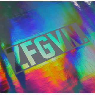 ZFGVN. Sticker statement - glitter black