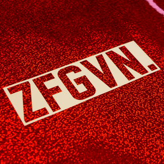 ZFGVN. Sticker statement - glitter holo