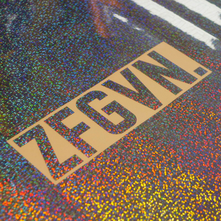 ZFGVN. Sticker statement - oil slick